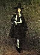 Gerard Ter Borch man in black, c oil painting picture wholesale